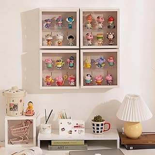 Azatemgo Wall Mounted Display Case for Collectibles