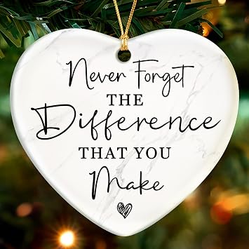 Thank You Gifts for Women Men,Appreciation Gift for Women-Gift for Coworker, Friend, Teacher, Boss, Employee - Car Hanging Decoration Ornament