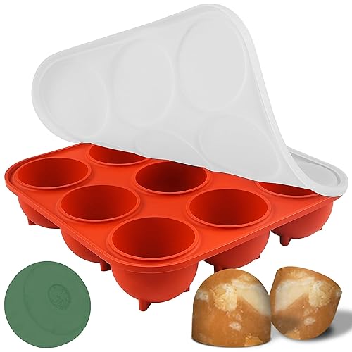 9-Cavity Silicone Frozen Dog Treat Mold with Lid for Woof