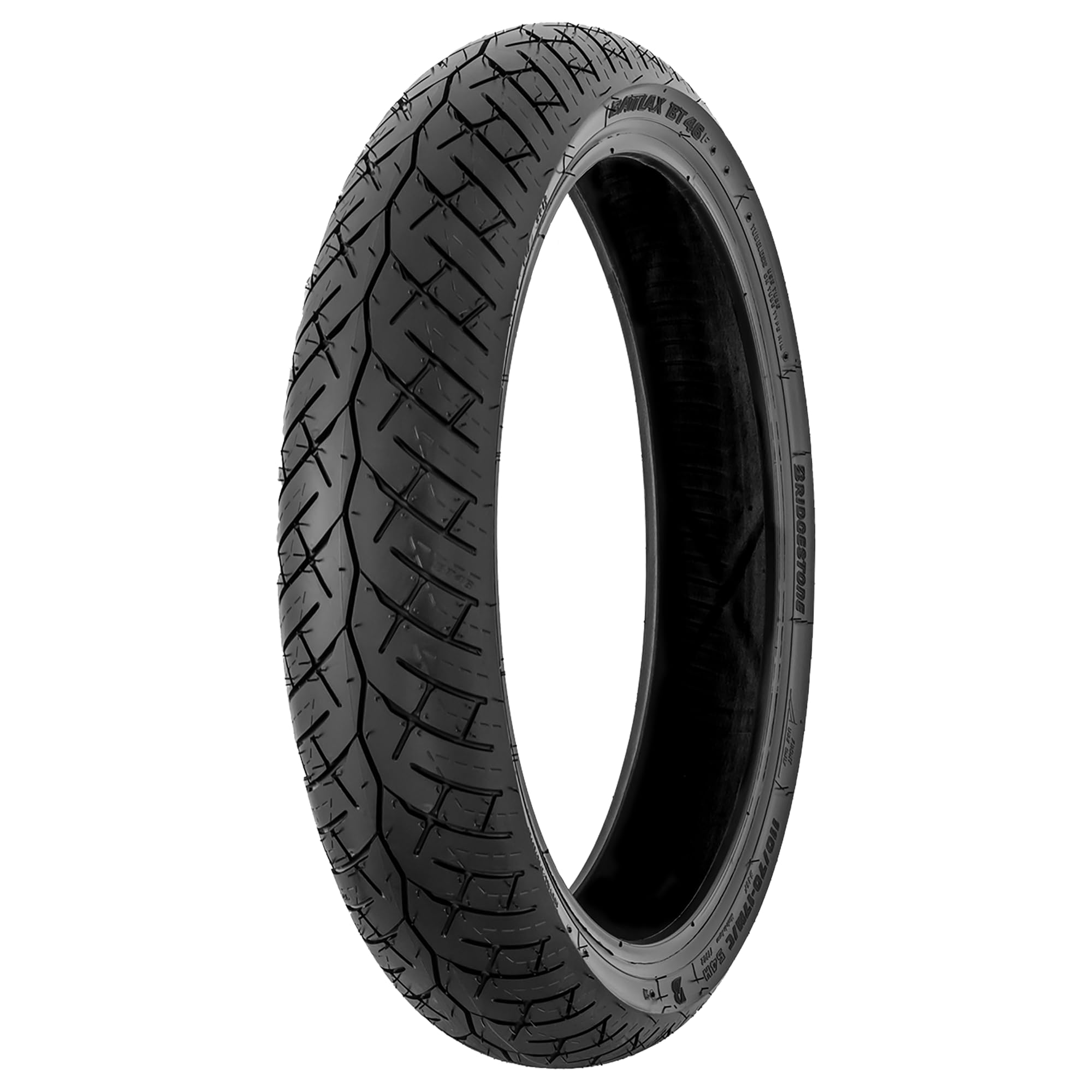 Bridgestone 81272 Neumático Bt46 100/80 -17 52H para Moto, Verano
