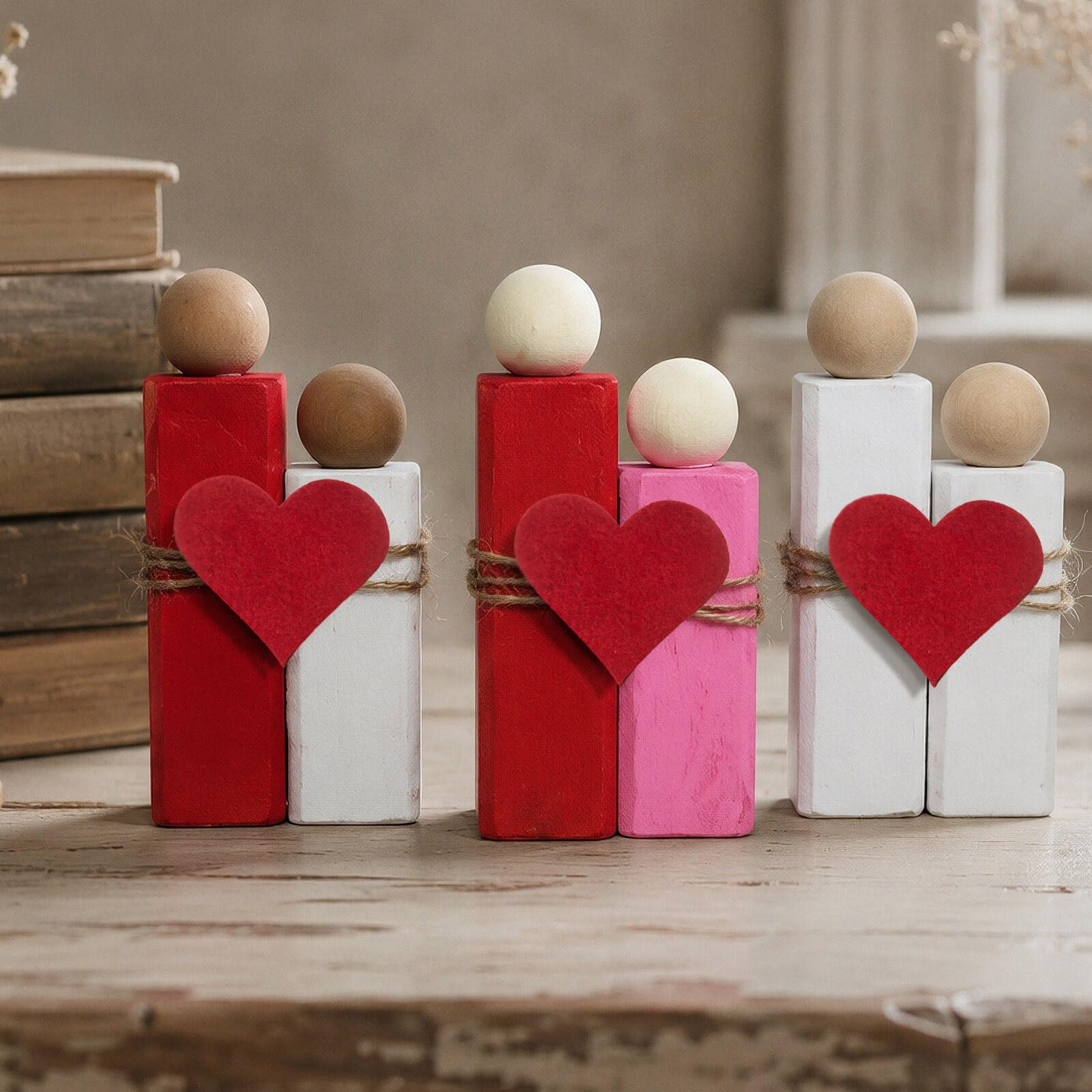 100 cuori in feltro rosso a forma di cuore, per scrapbooking, decorazioni in feltro da 2 mm