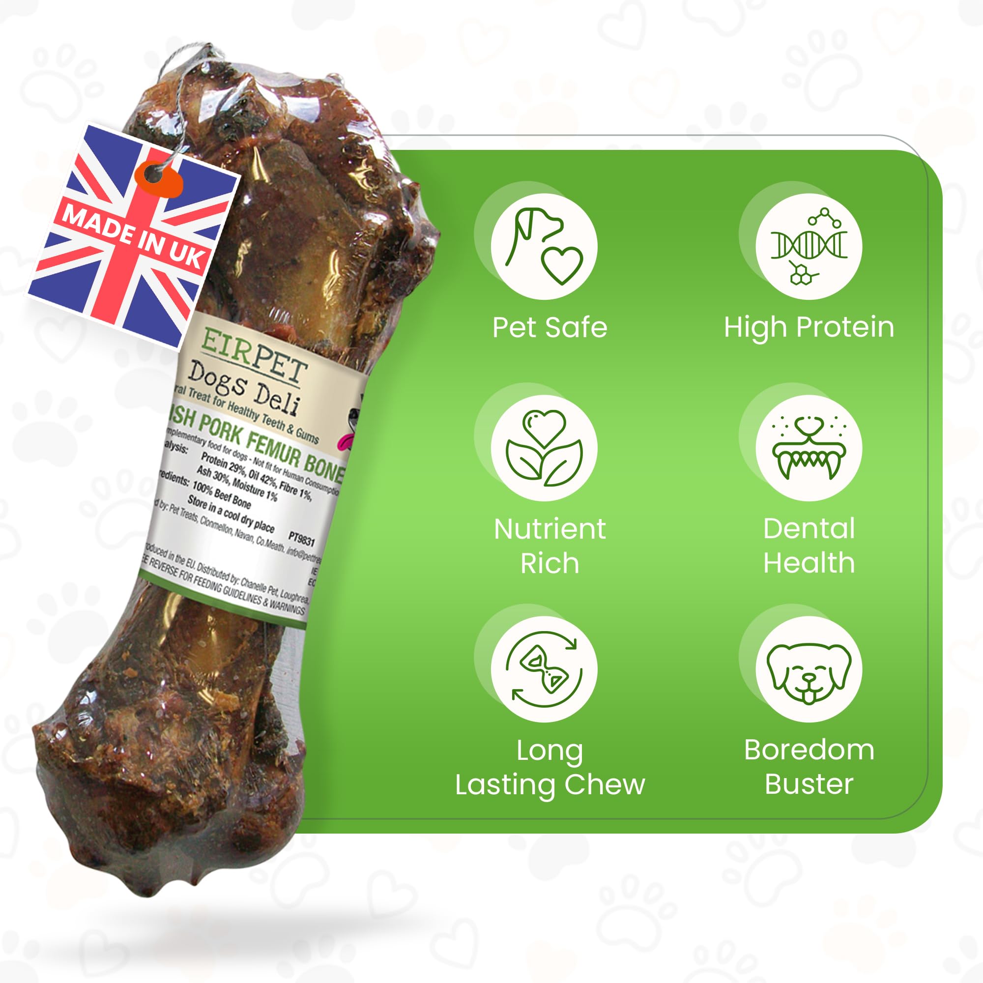 Eirpet Roast Pork Bone Dog Treat - Image 2