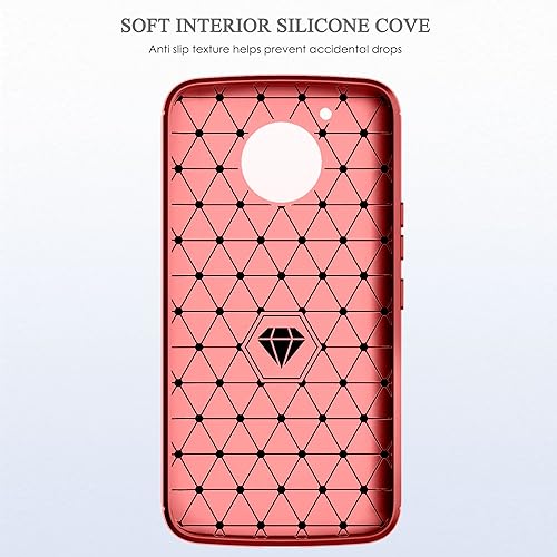 Miniatura 4 de Asuwish Funda protectora para Moto E4 Plus con protector de pantalla de vidrio templado y accesorios delgados para celular Motorola E Plus 4