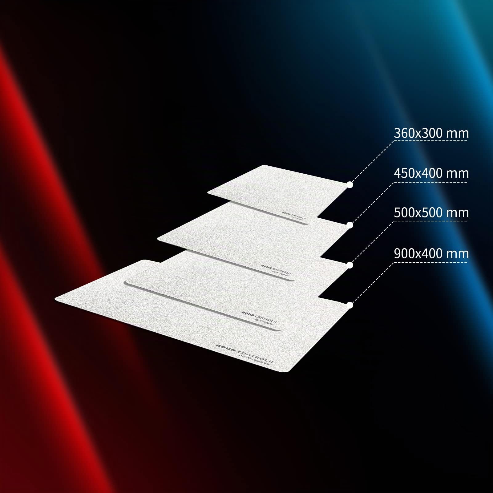 Alfombrilla de ratón para Juegos X-Raypad Aqua Control 2 AC2, Ultra Alta precisión con Velocidad Capacidad de Control, diseñada para Jugadores Fps con Bajos requisitos de dpi