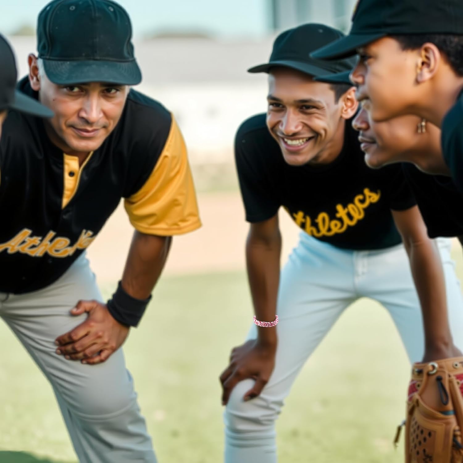 10PC Baseball Bracelet for Boys, Adjustable Braided Sports Bracelet Wristbands Inspirational Sport Accessories Gifts Baseball Team Player Fans Teens Men Birthday Jewelry for Party Favors - Image 7