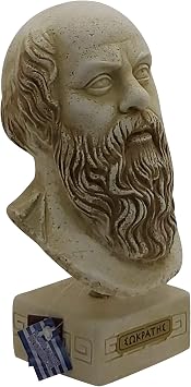 Socrates Ancient Greek Philosopher Bust Head Sculpture Casting Stone