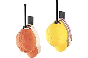 2 Pack Hat Racks for Bedroom Organization