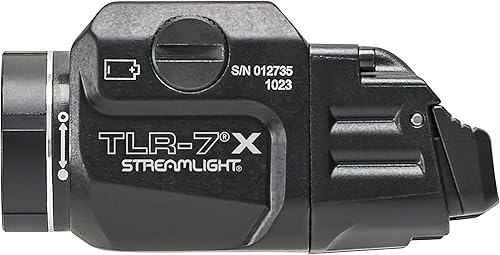 Miniatura 9 de Streamlight 69429 TLR-7A Flex 500 lúmenes de perfil bajo, incluye interruptor alto montado en la luz más interruptor bajo en el paquete, batería y