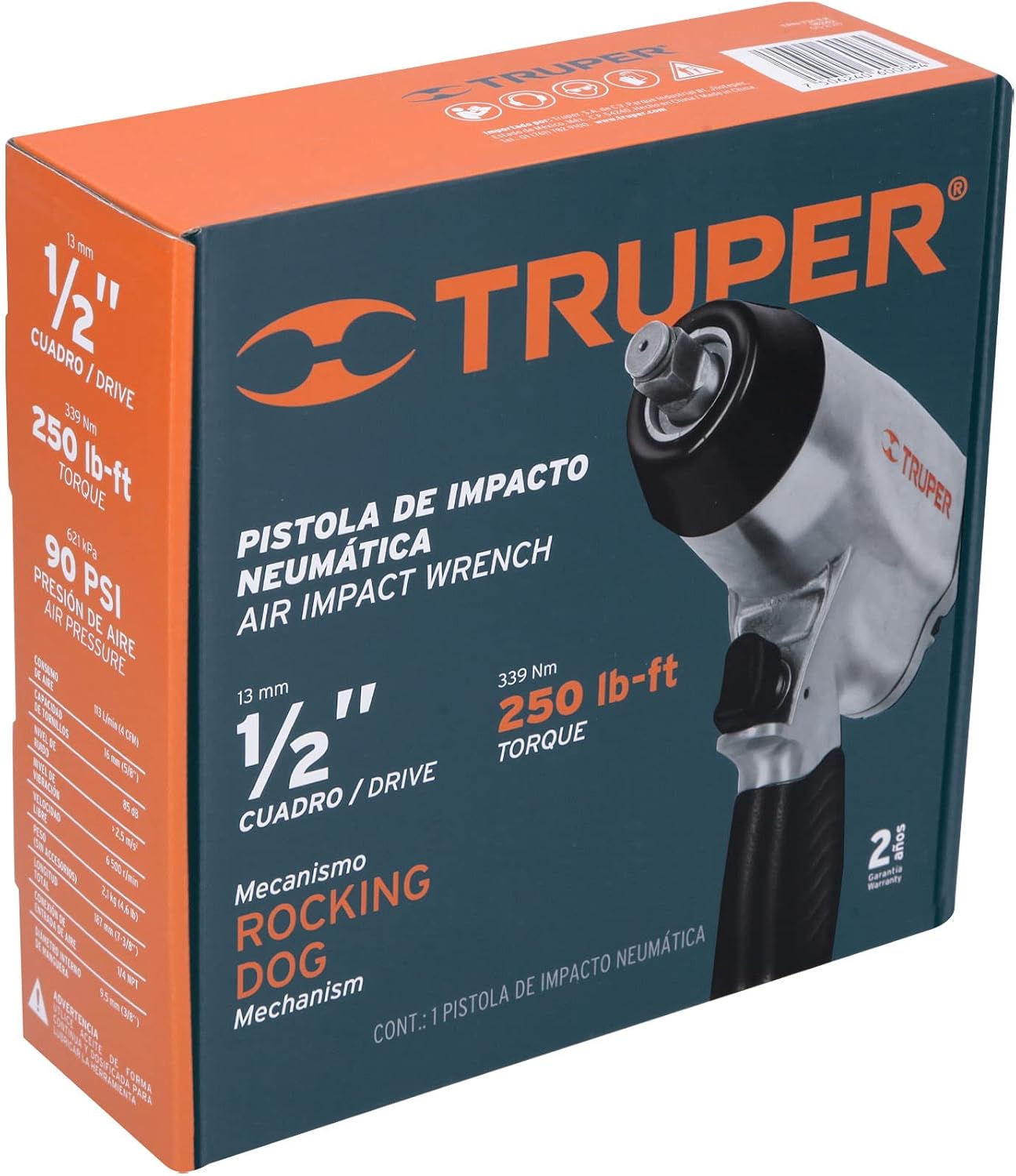 TRUPER TPN-731-EX 1/2" Pneumatic Impact Wrench