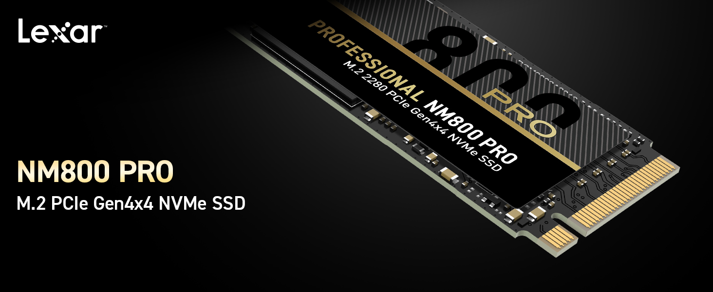 Amazon.com: Lexar 512GB Professional NM800 PRO SSD PCIe Gen4 NVMe
