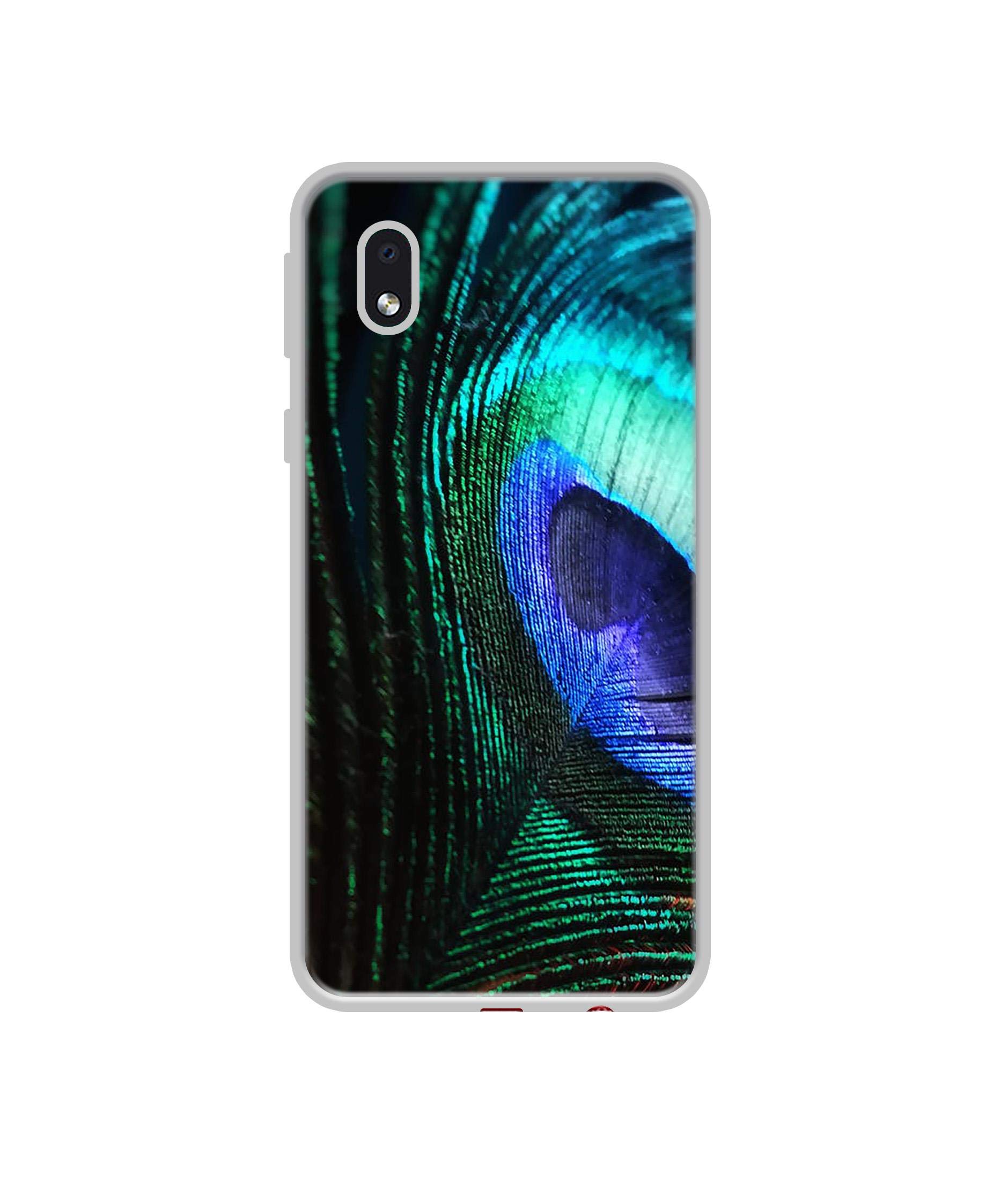 Amazon Brand - Solimo Designer Peacock Feather UV Printed Soft Back Case Mobile Cover for Samsung Galaxy M01 Core (B08H17S78D) Amazon Price History, Amazon Price Tracker