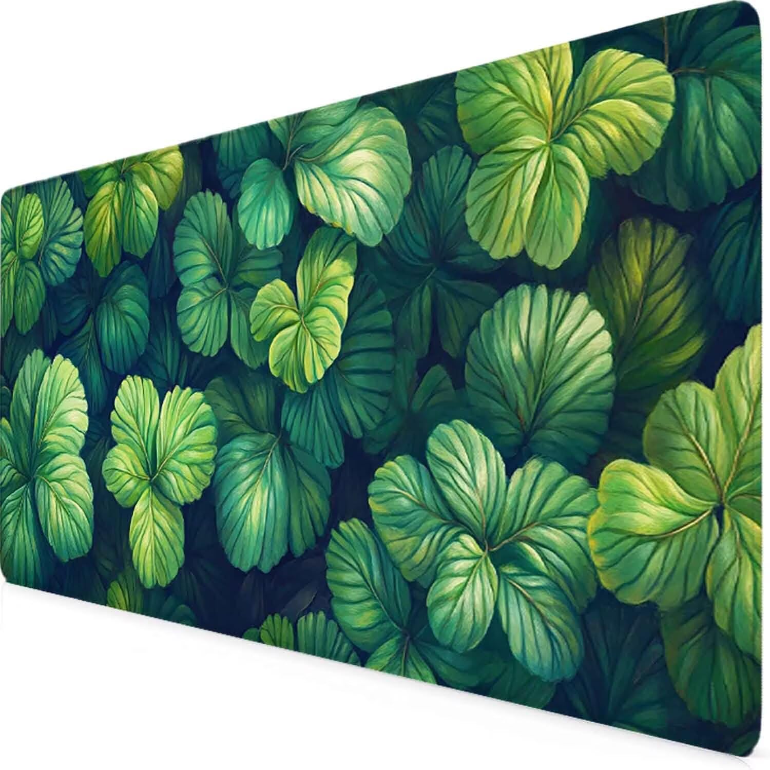 Podkładka pod mysz zielona podkładka pod mysz XXL 1000 x 500 mm podkładka pod mysz z przeszytymi krawędziami i antypoślizgową gumową podstawą podkładka pod mysz XXL do komputera, laptopa, akcesoria