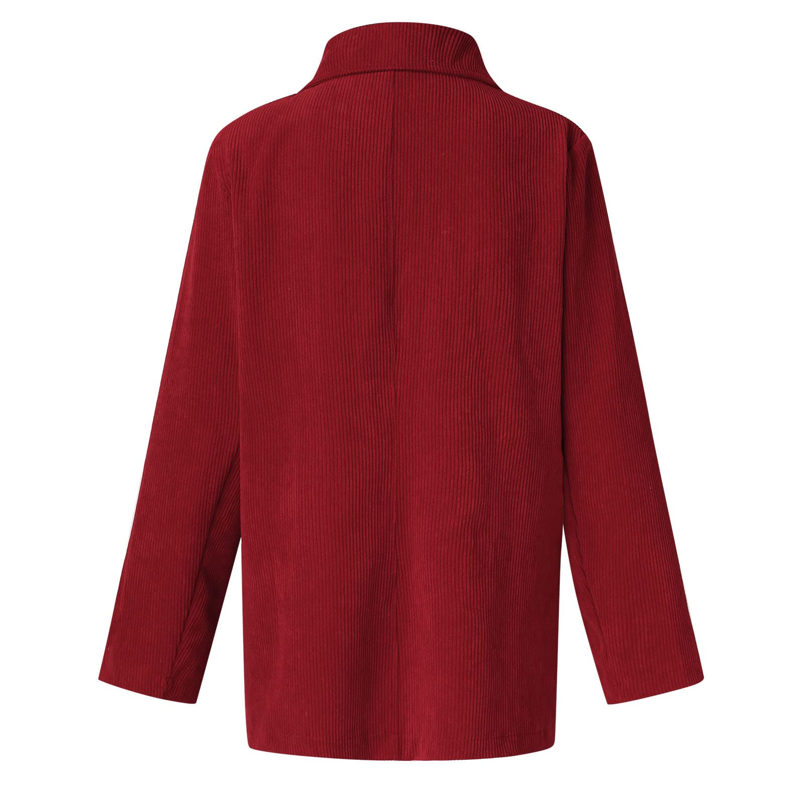 Generisch Blazer élégant pour femme - Style décontracté - Couleur unie - Avec poches - Manches longues - Pour le travail, le bureau