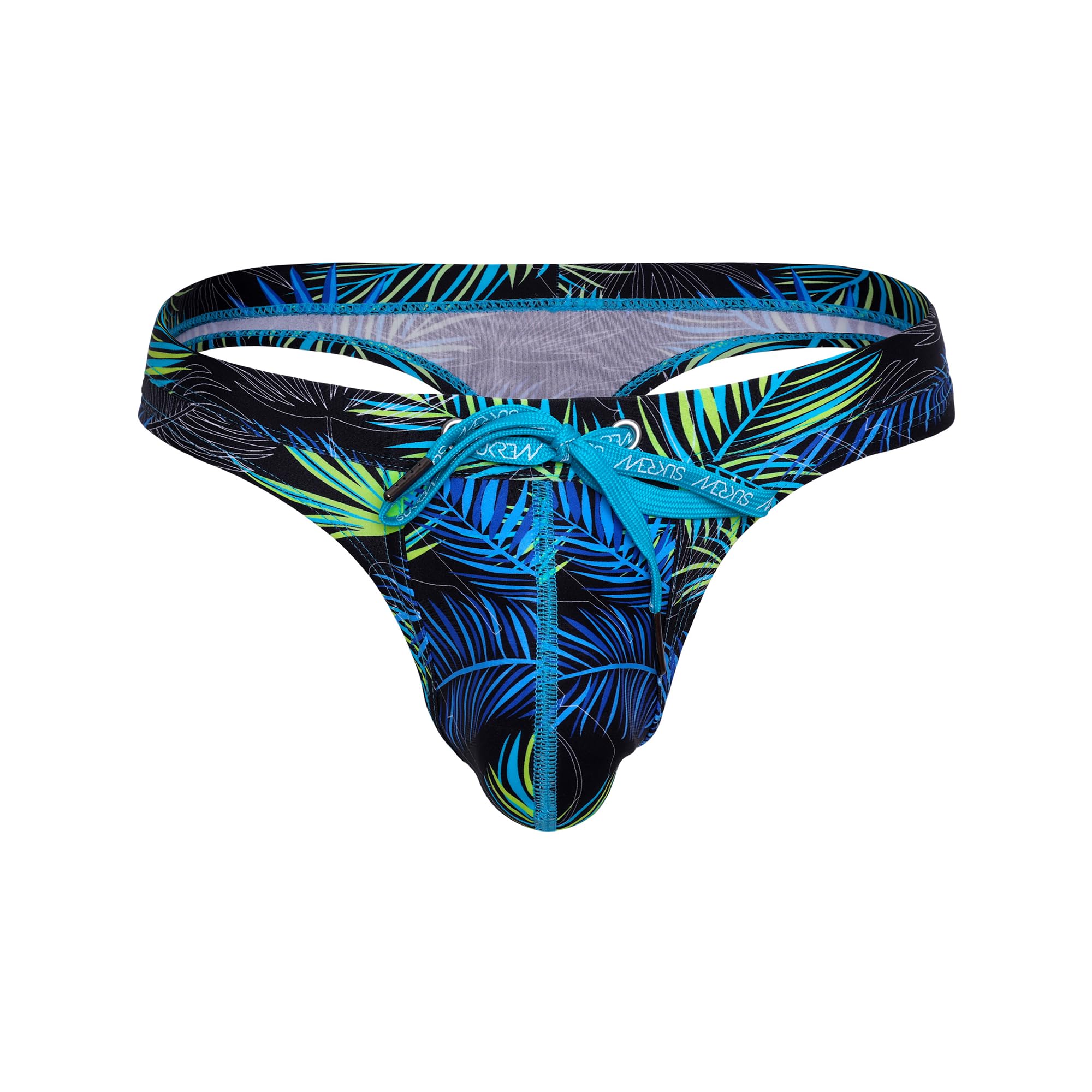SUKREW - Costume da Bagno Uomo Mutandine a Perizoma - Torrent Swim Thong Tropical Lime