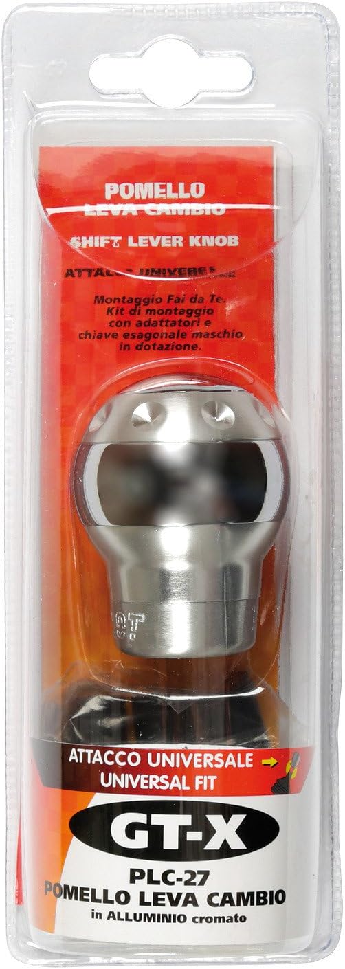 Lampa GT-X 00208 Gear Knob Aluminium and Chrome