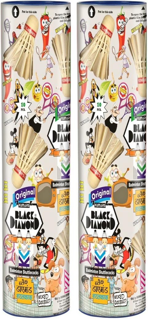 Kamachi's White Diamond Shuttlecock (1 Box of 10 Pcs)