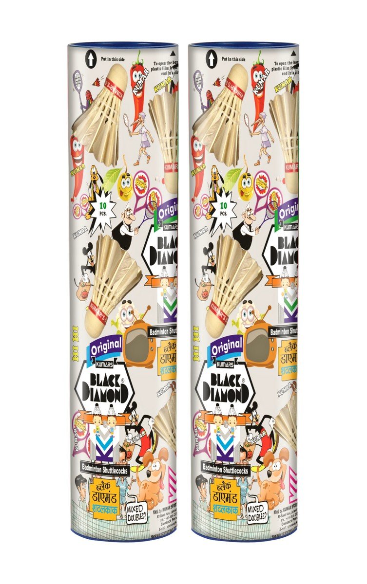 Kamachi's White Diamond Shuttlecock (1 Box of 10 Pcs)