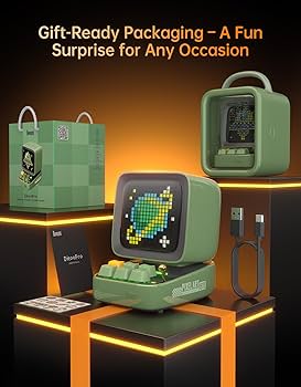 Amazon.com: Divoom Ditoo Pro Retro Pixel Art Game Bluetooth