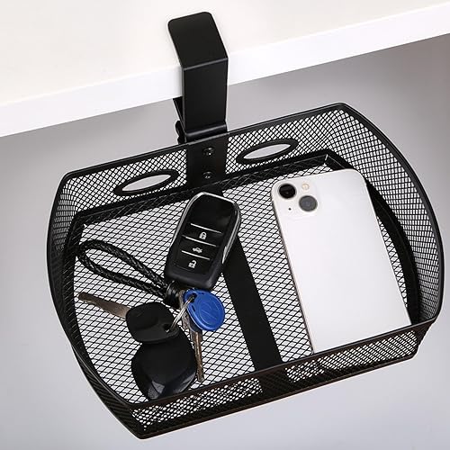 Miniatura 2 de Space-Saving Under Desk Tray Drillless Multi-Layer Metal For Office Multiple Layer Desk Storage Rack