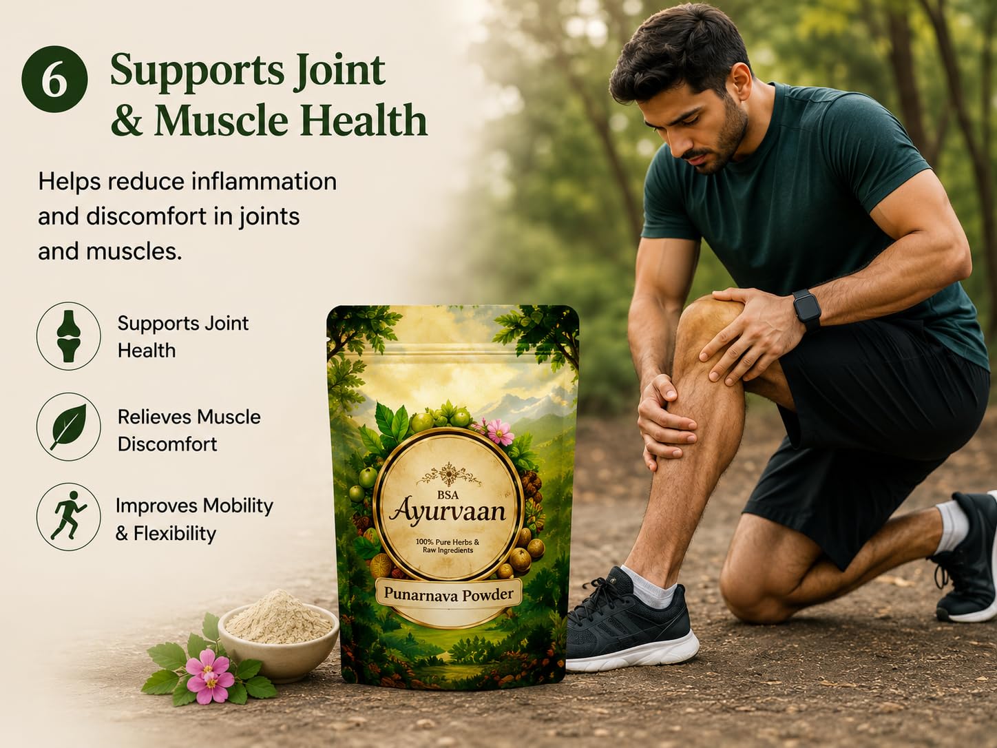Punarnava Powder for Kidney Rejuvenation | Boerhavia Diffusa Herbal Supplement for Daily Wellness — Amazon image 8