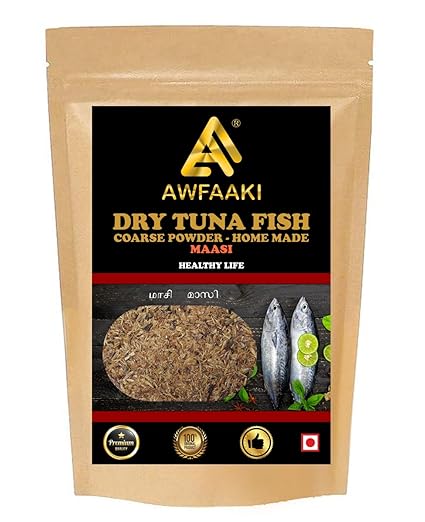 Dry Tuna Fish Coarse Powder | Dry Fish Powder | Maldives Fish Chips | Maasi Karuvadu | Dried Skipjack Tuna Powder | Choora Fish | Home Made | | (250 g)