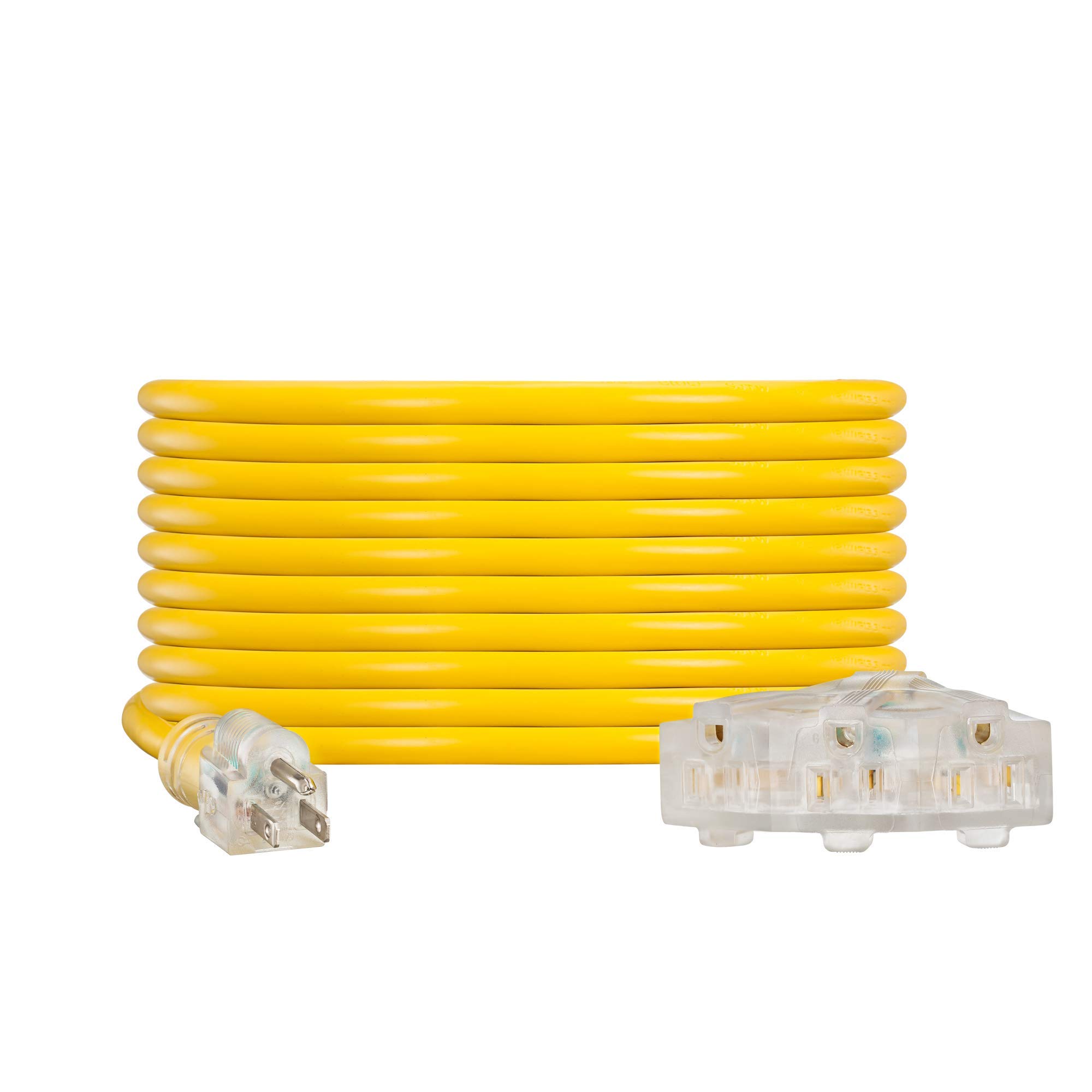 NC XQIN Heavy Duty Extension Cord 40 ft UL Listed 12 Gauge Extension Cord Indoor Outdoor Extension C