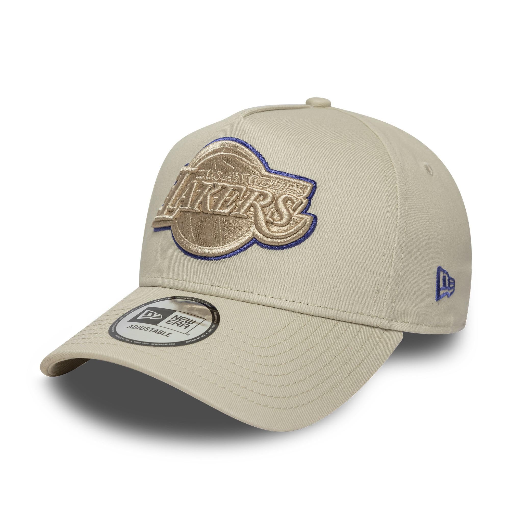 New Era Los Angeles Lakers E-Frame Tonal Outline Cap Beige