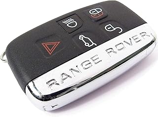 Replacement Shell CASE (HOUSING) Remote Repair Kit (with Instructions) for Land Rover Range Rover Remote Cover Buttons Key Fob LR2 LR4 LR 2 4 Evoque Sport – (FCC ID: KOBJTF10A, P/N: CH22-15K601-AB)