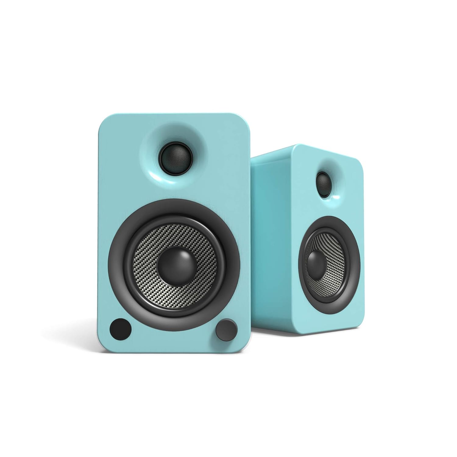 Kanto YU4 Powered Speakers with Bluetooth and Phono Preamp Gloss Teal