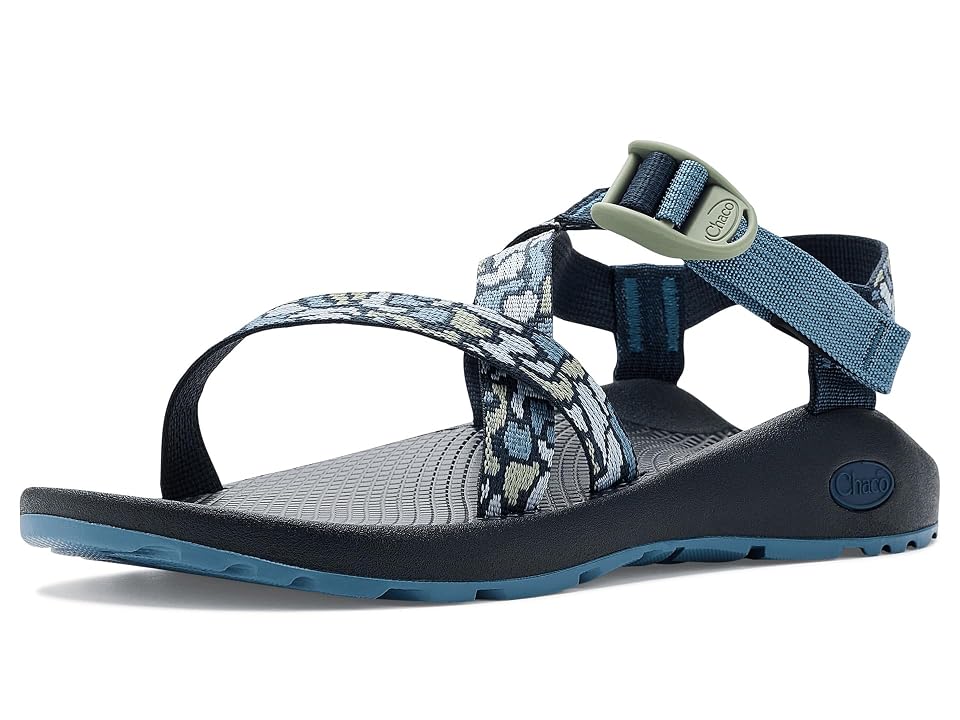 Chaco Classic Women's Sandals Pebble Navy : 9 D - Wide, Synthetic