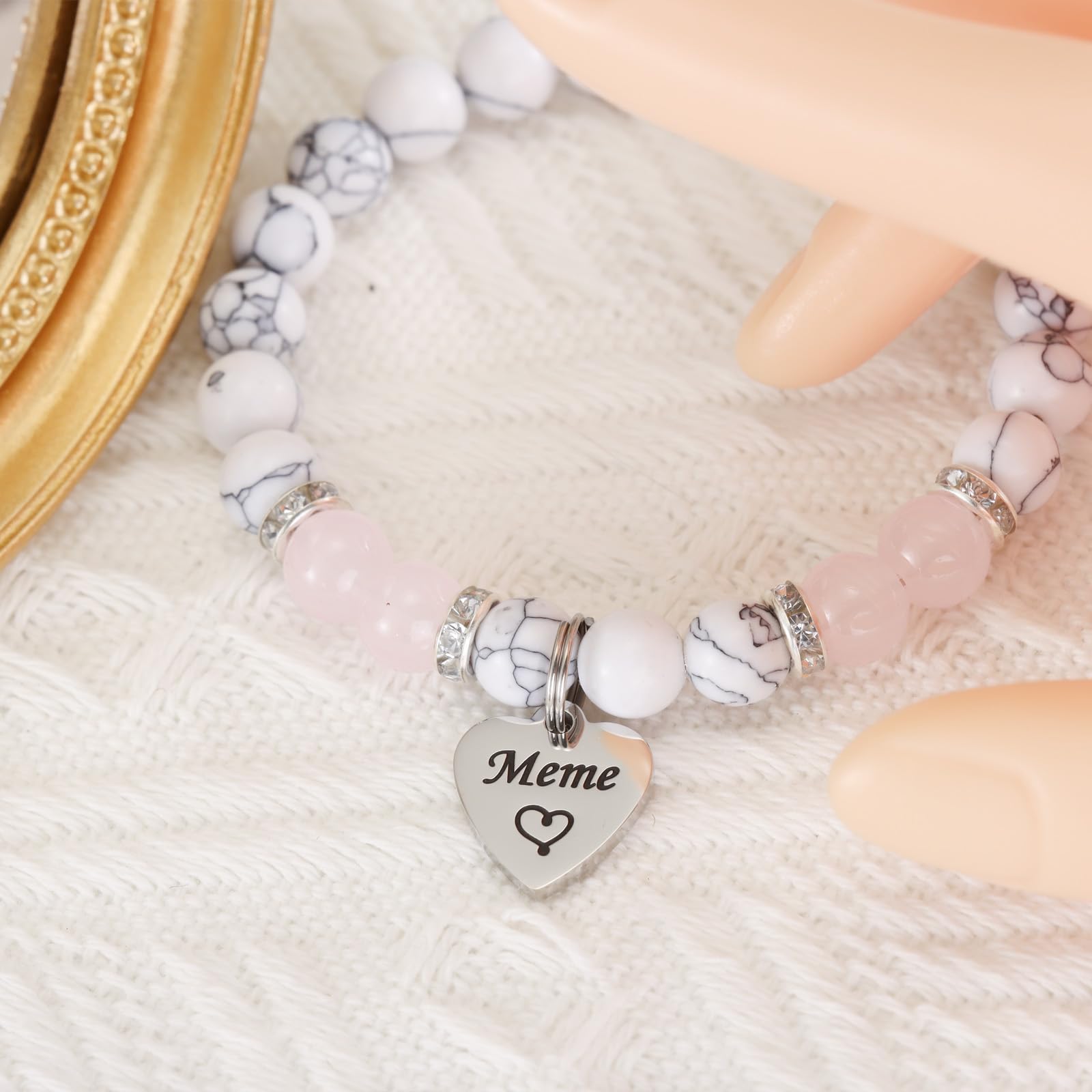 HUTIMY Meme Gift Grandma Women Birthday Best Mothers Day Funny Meme Bracelet