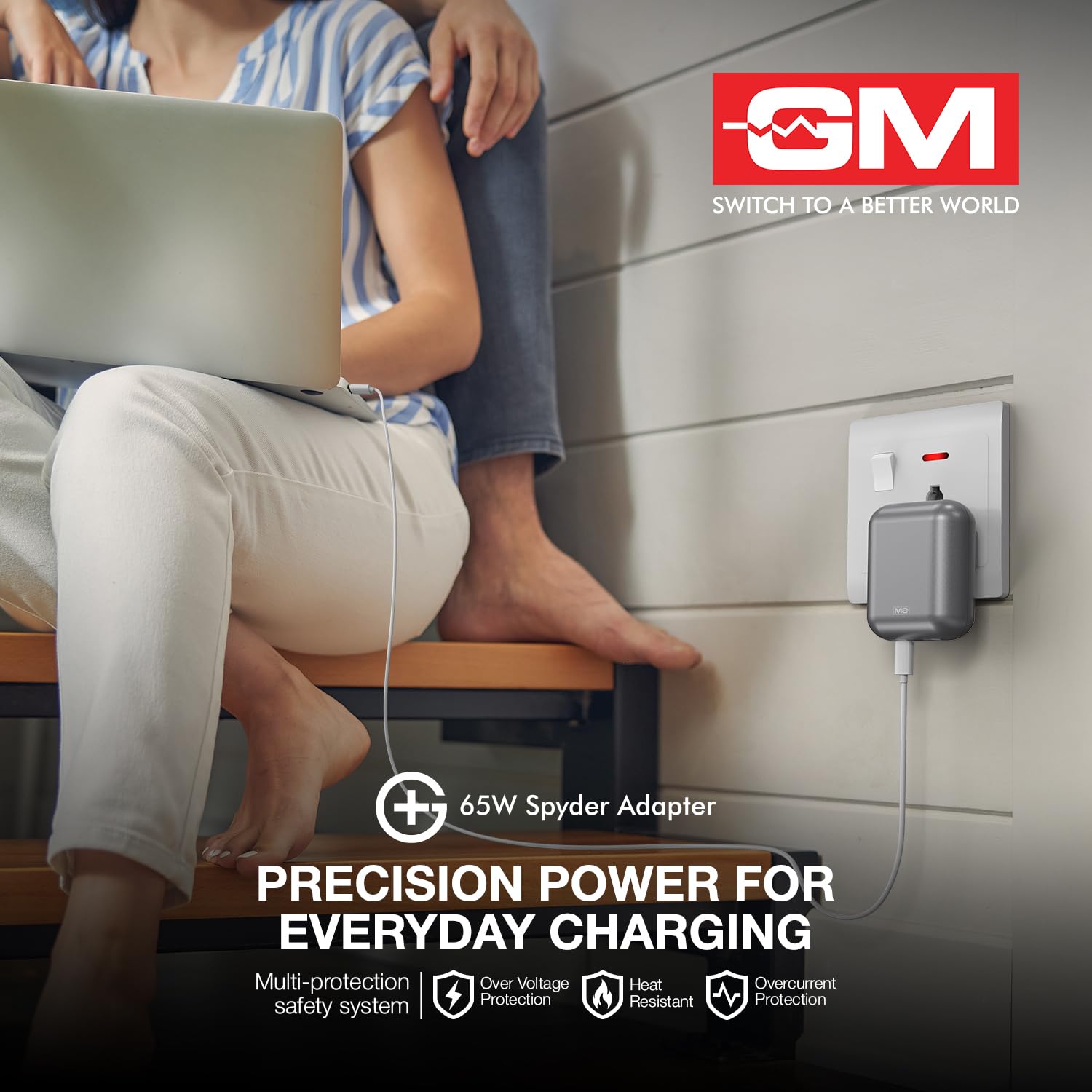 GM G+ 65W Spyder GaN Charger - Fast Charging -3