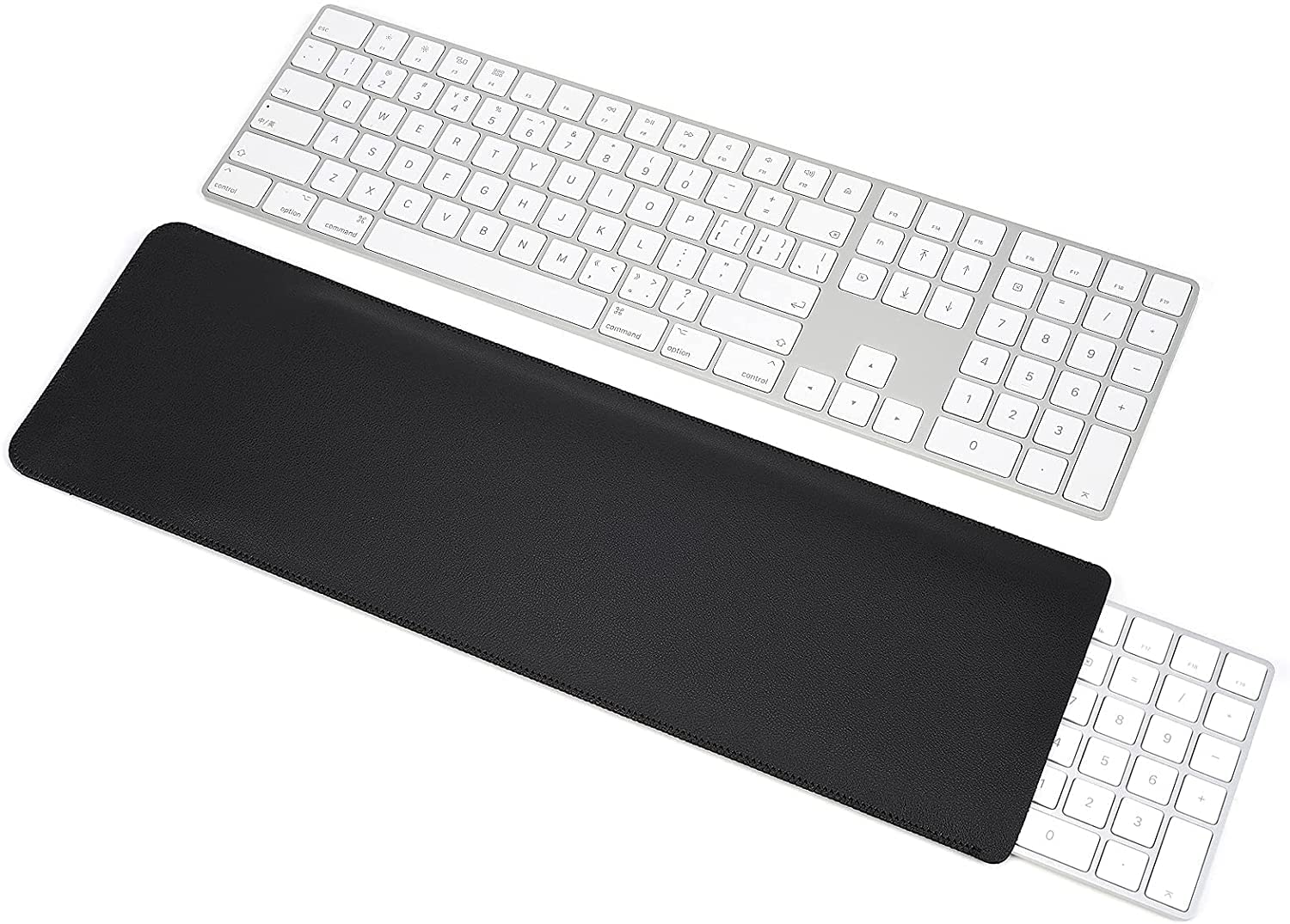 Keyboard Cover Compatible with Apple iMac M1 Chip Magic Keyboard with Numeric Keypad Model A2520 A1843 Accessories Keyboard Sleeve Bag Pouch, Black-image-31
