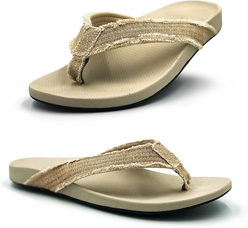 Zullaz - Chanclas ortopédicas de playa para hombre, elegantes y cómodas sandalias ortopédicas con soporte de arco biomecánico - Suela de goma de