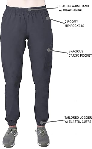 Miniatura 3 de Green Town Conjunto médico de enfermería GT 4FLEX para mujer, camiseta y pantalón, colores sólidos y estampados