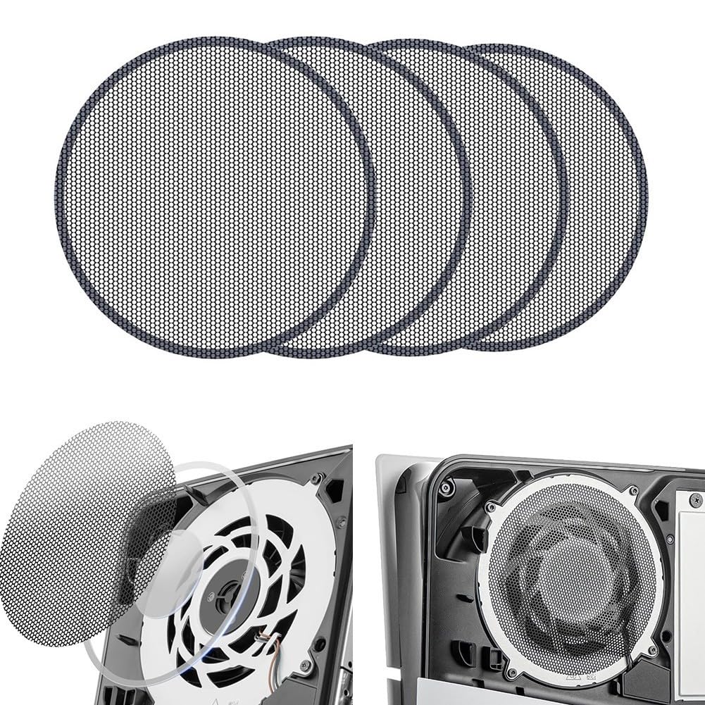 Staubschutz Für PS5 Pro – Passgenaue PVC-Abdeckung, Effektiv Gegen Staub, Schmutz & Tierhaare (rot)