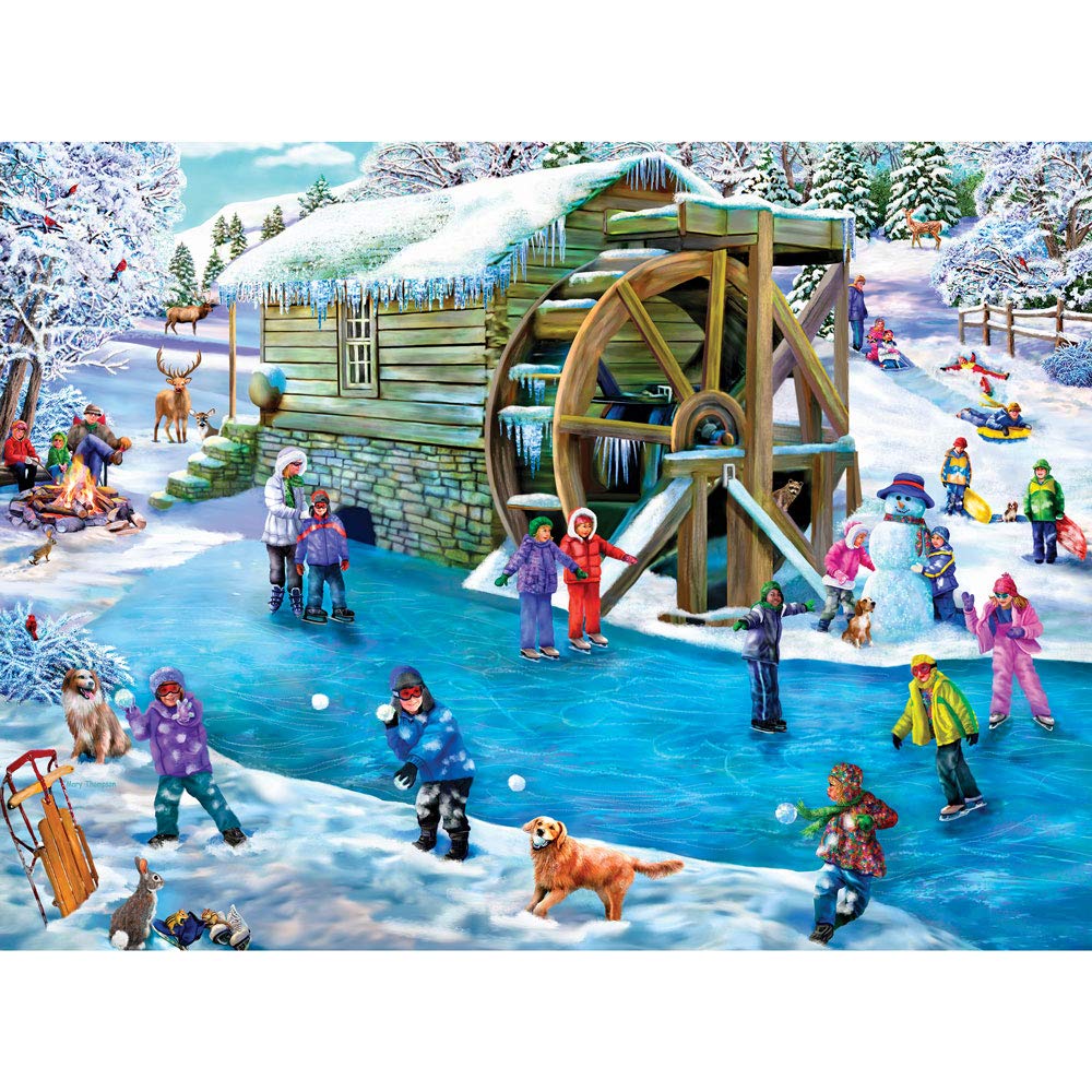 Bits And Pieces - Puzzle 1000 Pezzi Per Adulti: Set Multi Pack 4-in-1 'Amichevole Folk' Di Kay Lamb Shannon