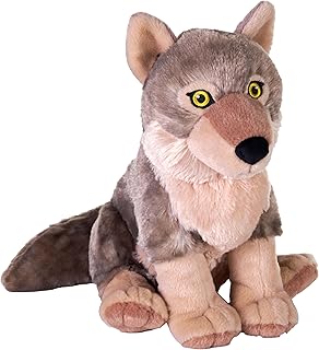 Wild Republic Cuddlekins Eco Wolf, Stuffed Animal, 12 Inches, Plush Toy, Fill is Spun Recycled Water Bottles, Eco Friendly