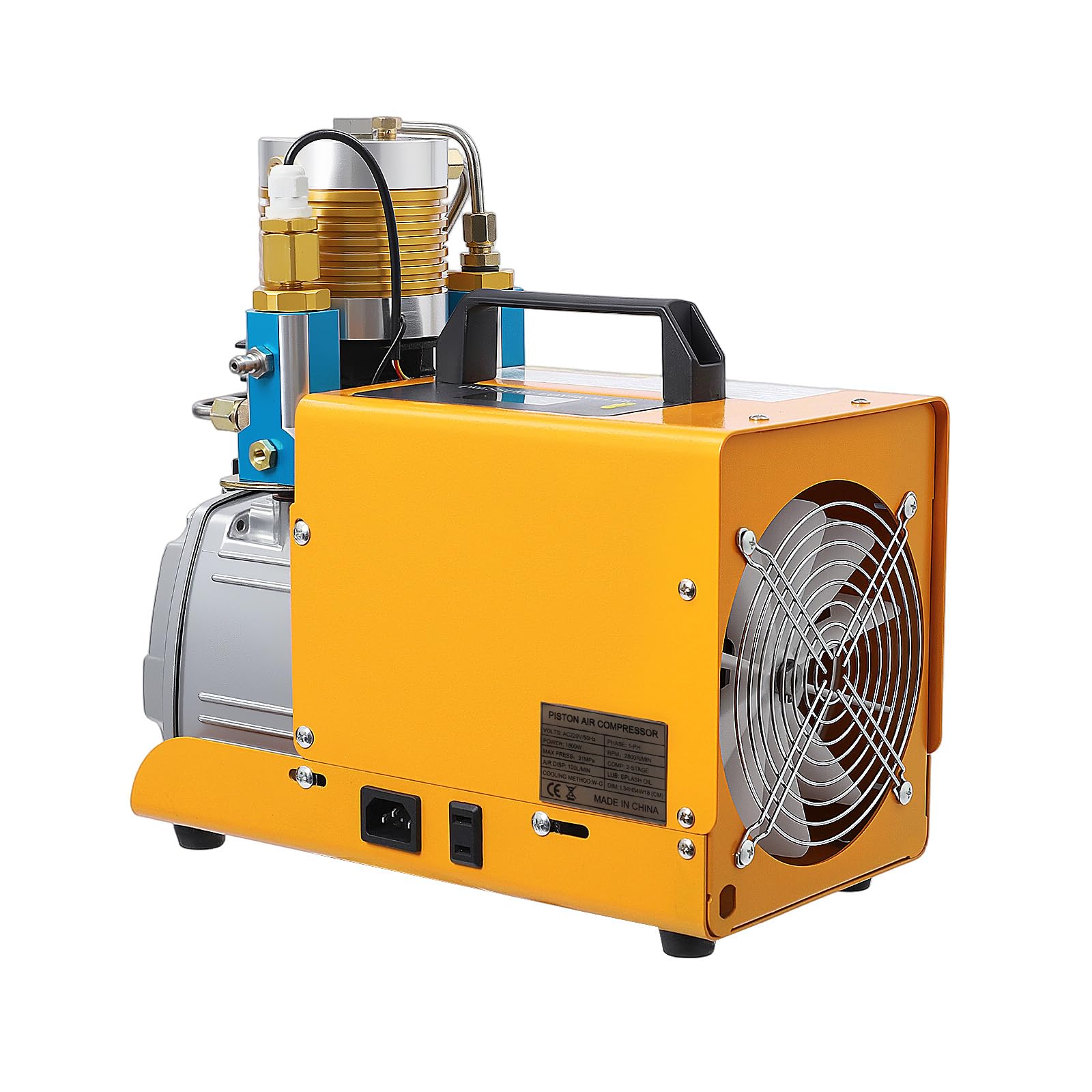 Compresor PCP Bomba de compresor de aire de 1800 W, compresor de aire de alta presión, bomba de aire de alta presión, bomba de compresor de 30 MPA, compresor de parada automática