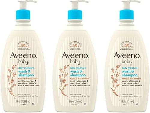 Miniatura 8 de Aveeno Baby Lavado y champú para cabello y cuerpo, sin lágrimas, fresco, 8 onzas