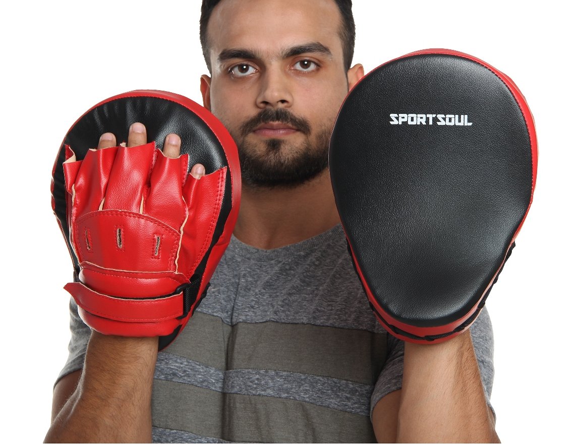 Buy SportSoul FPCPU1 Synthetic Curved PU Focus Pad for Boxing and
