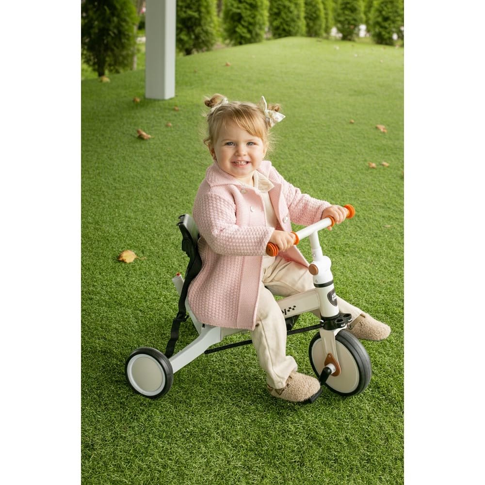 Interbaby Norby: 5 in 1 Dreirad und Laufrad mit Verdeck, 1 bis 5 Jahre
