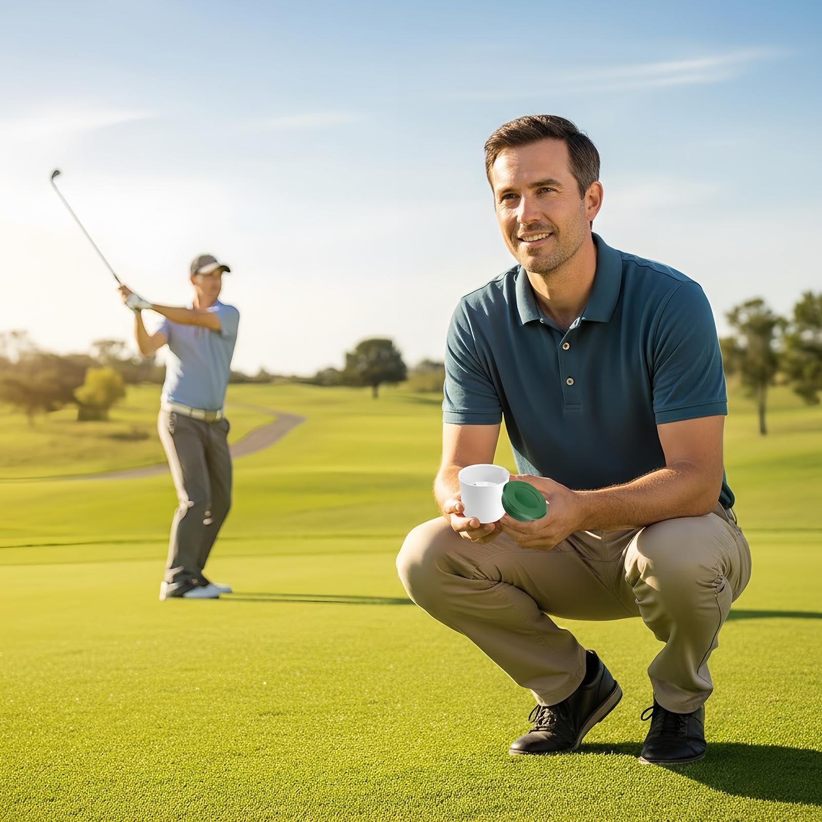 Vaso de golf para putting green - Ayuda de entrenamiento para campo de golf