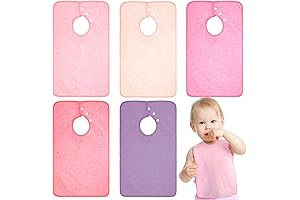 Hercicy Soft & Waterproof Baby Bibs for Toddlers 2-4