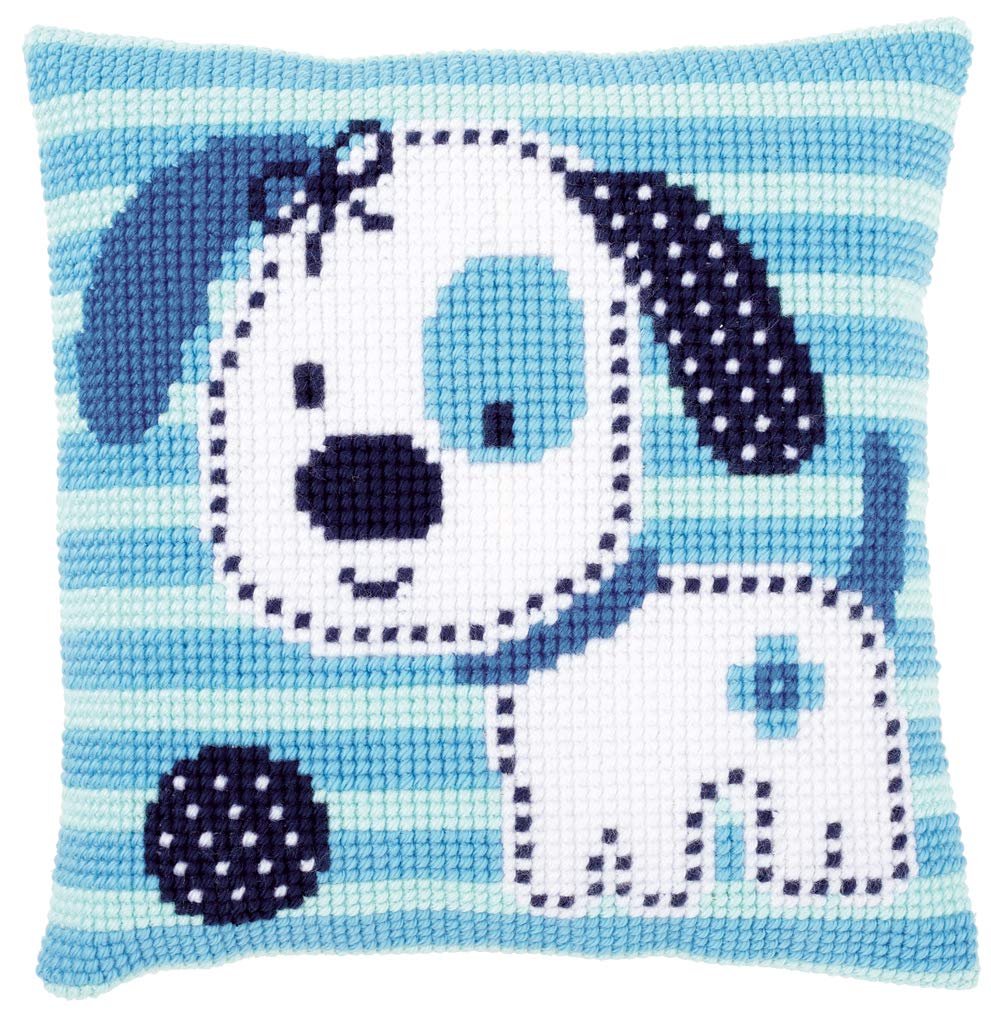 Kit Point De Croix Vervaco - Toile Artisanale 451 - Coussin Pour Chien - Neuf