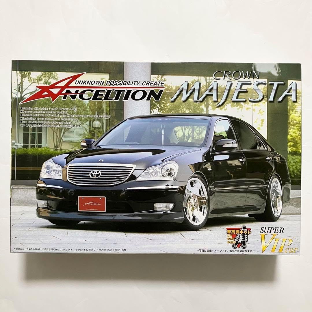 アンクエルション18マジェスタ’04前期型　1/24 プラモ ANCELTION アオシマ 1/24 アンクエルション 18マジェスタ '04前期型 - メルカリ