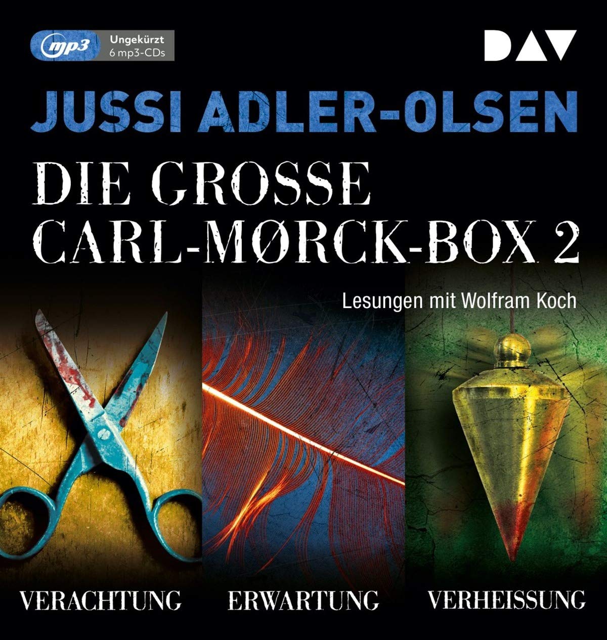 Die große Carl-Mørck-Box 2: Ungekürzte Lesungen mit Wolfram Koch (6 mp3-CDs)