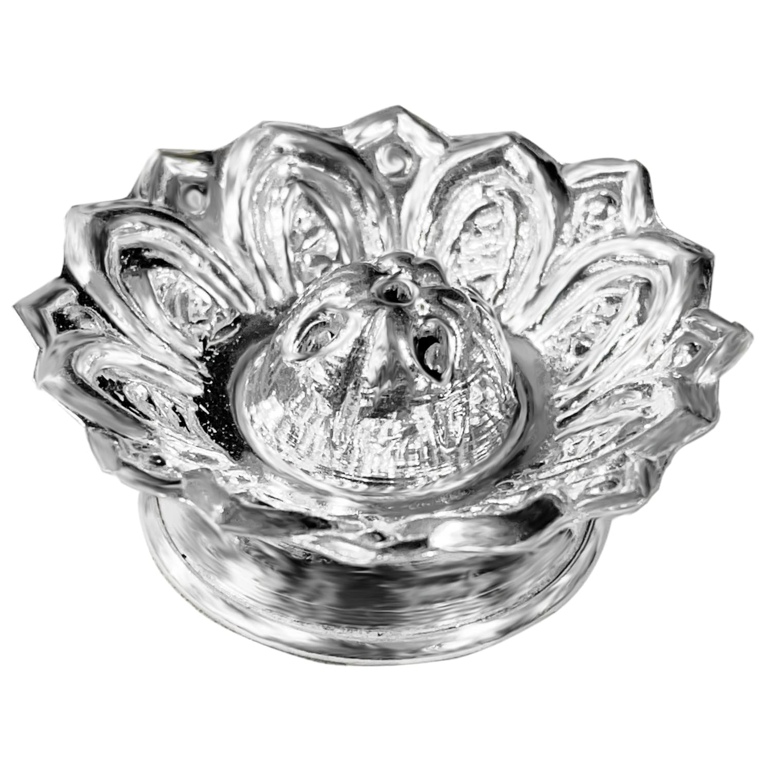 Pure Silver Agarbati Stand For Home Tample, Puja, Decor, Silver Religous Gift (WEIGHT - 5 to 10 Grams)