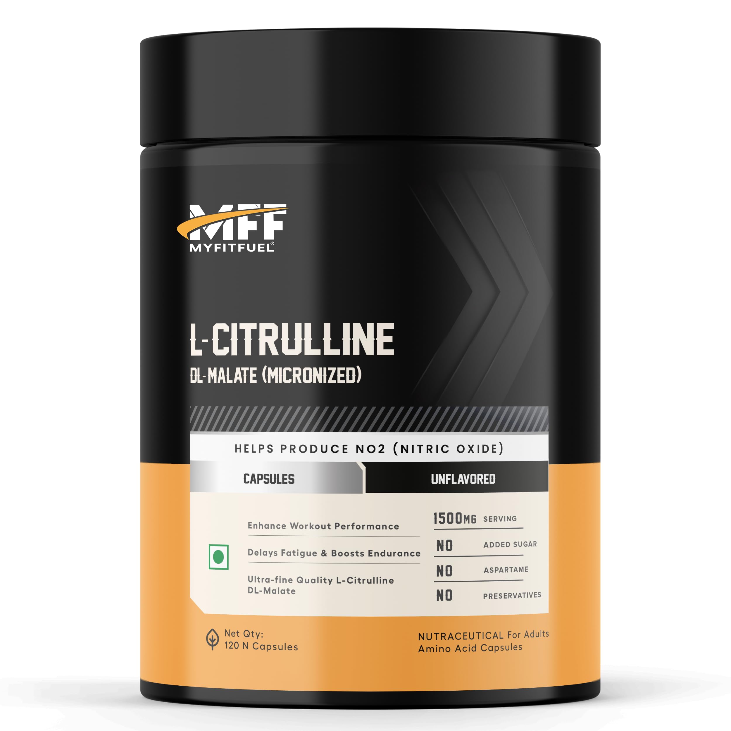 MyFitFuel Citrulline Malate (1500 mg) 120 Capsules