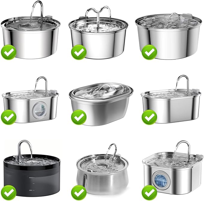 Pack de 24 Filtros y Esponjas para Fuente de Agua para Gatos miniatura 4